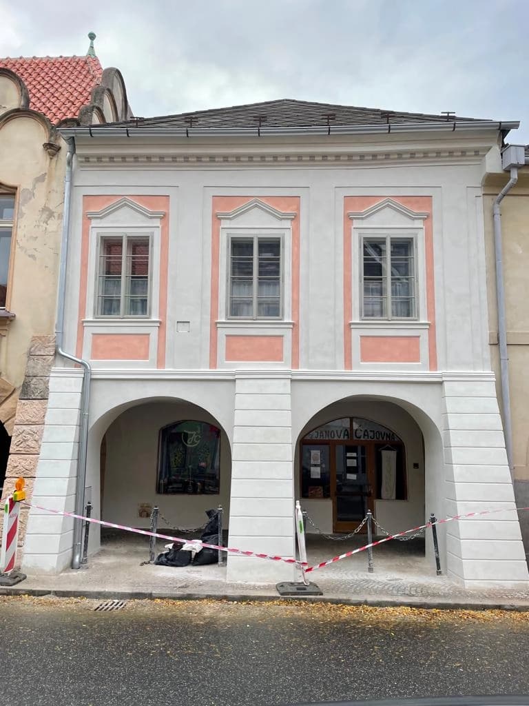 Rekonstrukce barokního domu středočeský kraj