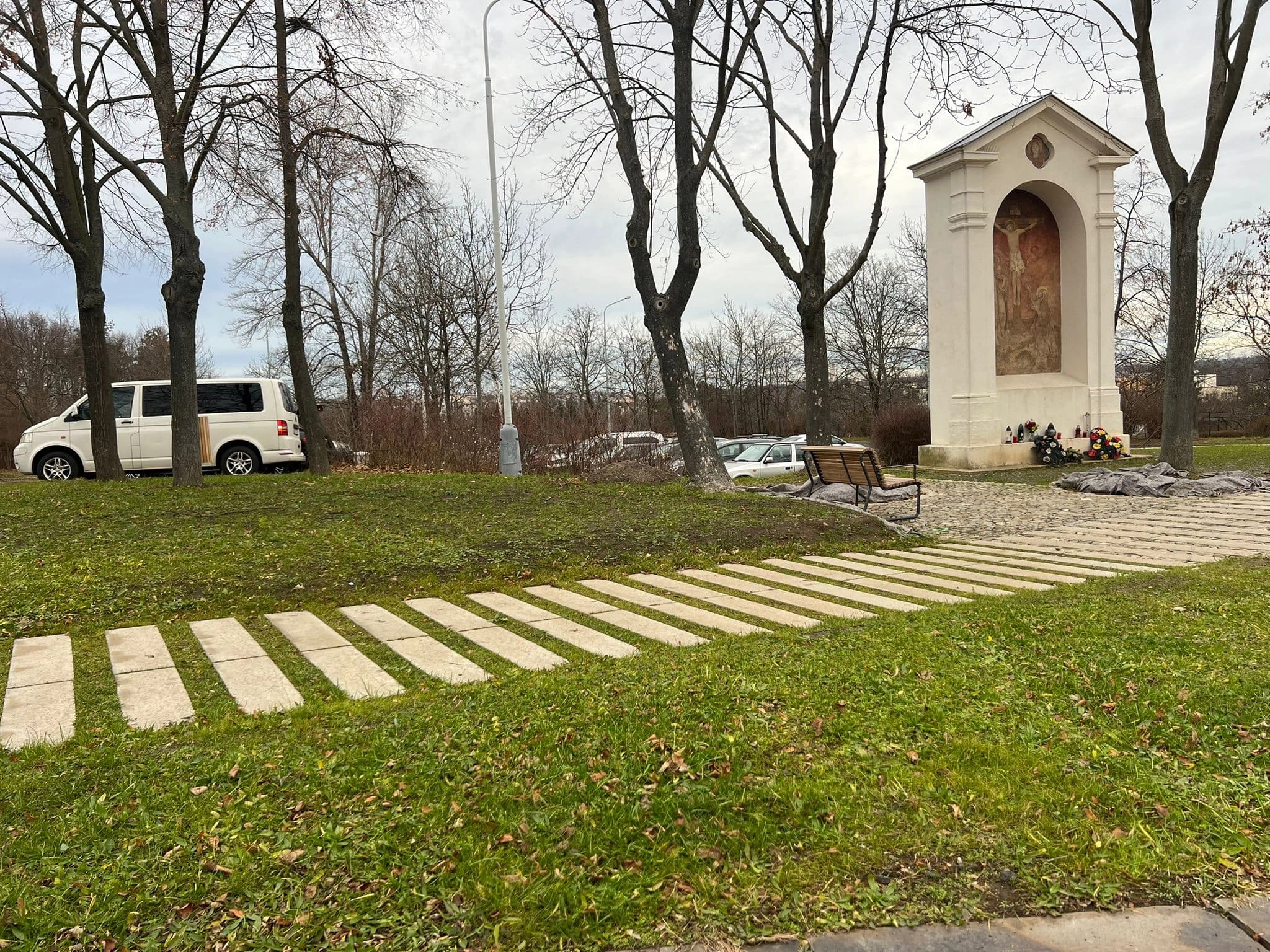 Rekonstrukce kaplička Praha vč. parkových úprav